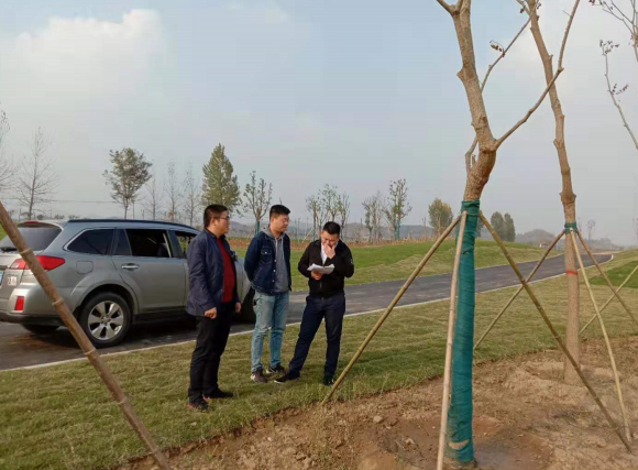 農發(fā)行霍山縣支行視察貸款項目工程建設進度